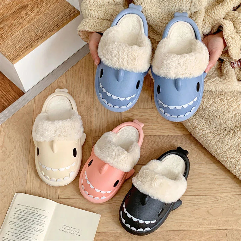 Sharky Plush Munchers – Kawaii Slippers